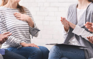 group of addiction counselor students